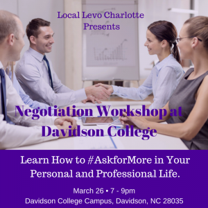 Negotiation Workshop at Davidson College